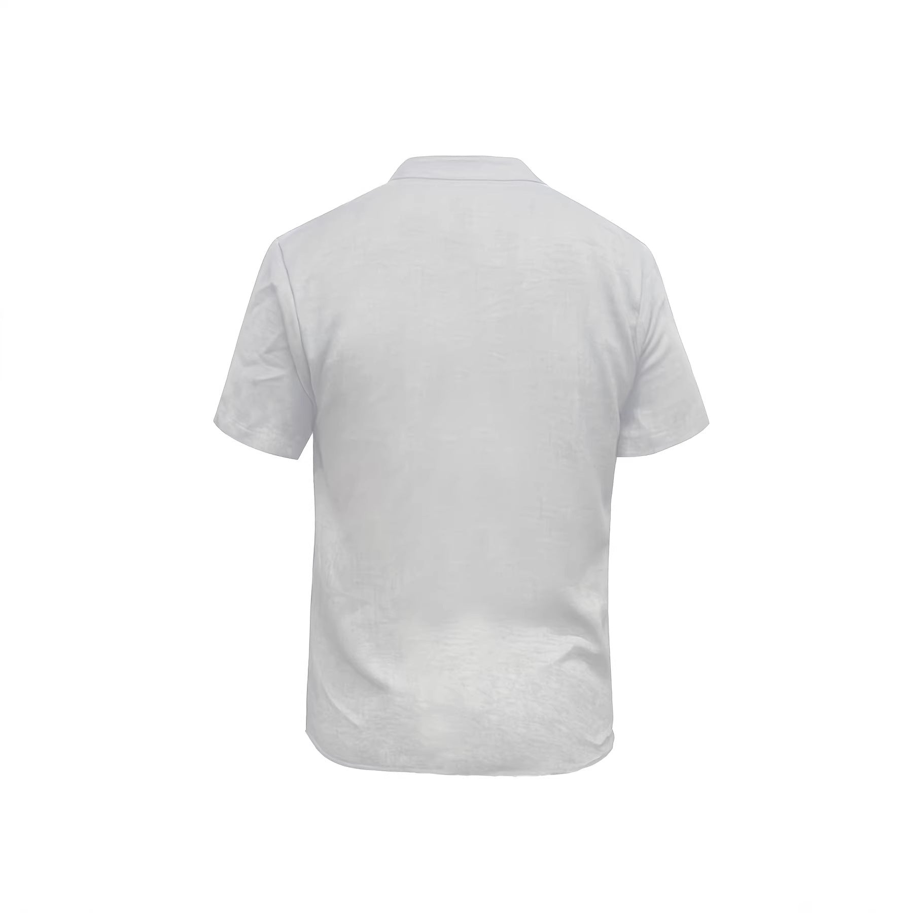 White t-shirt on a white background