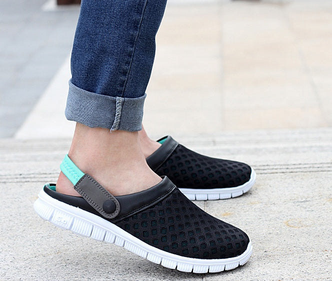 Mesh Slip-on Sandals