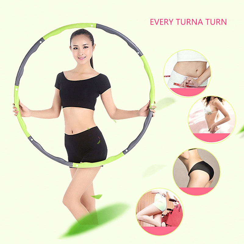 Weighted Massage Hula Hoop - 4-4.6 lbs Fitness Hoop