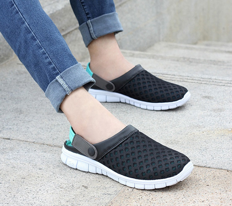 Mesh Slip-on Sandals