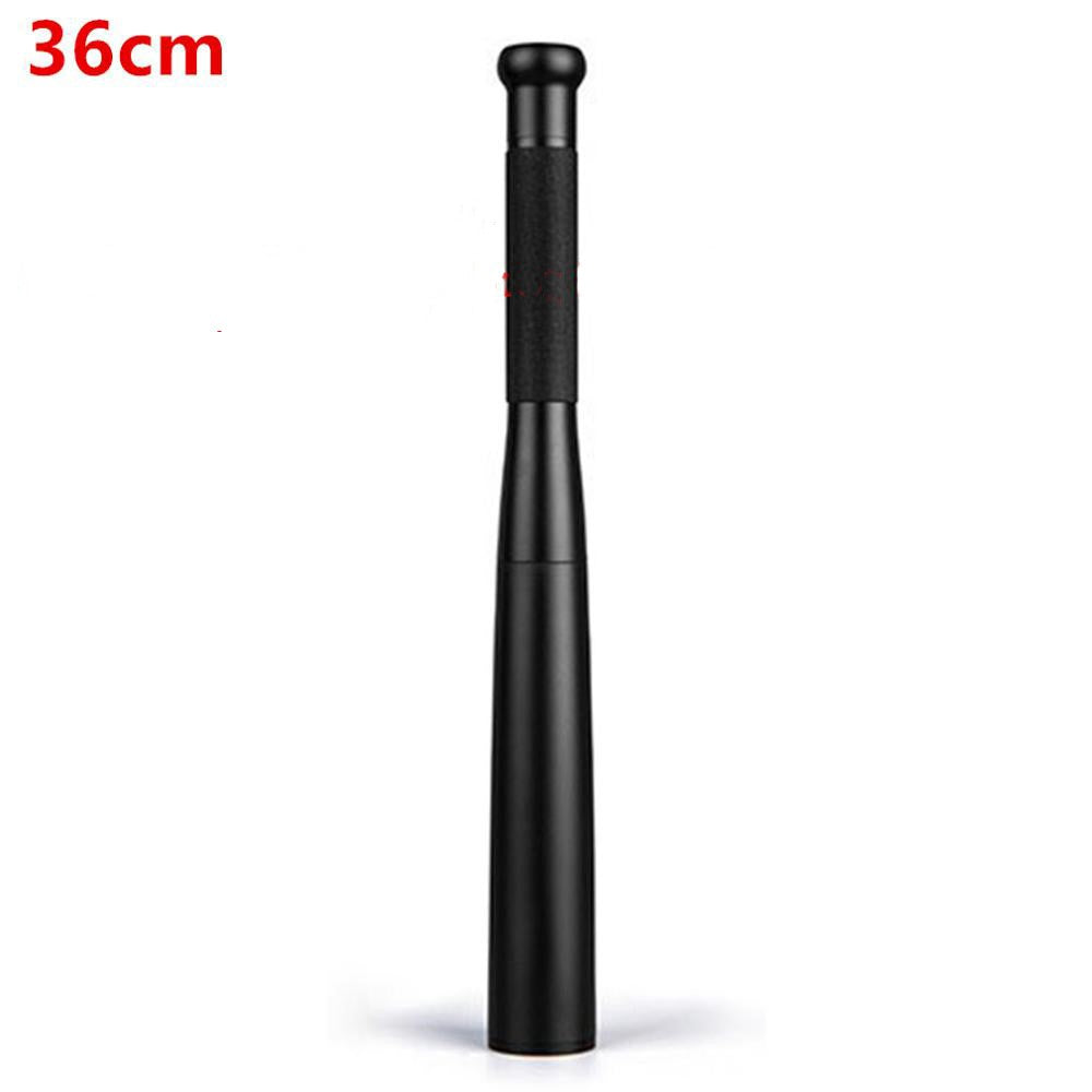 Black flashlight with a measurement label '36cm' on a white background