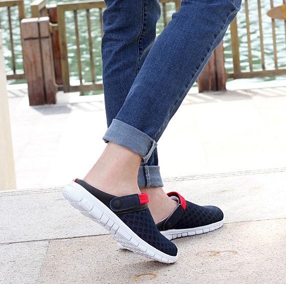 Mesh Slip-on Sandals