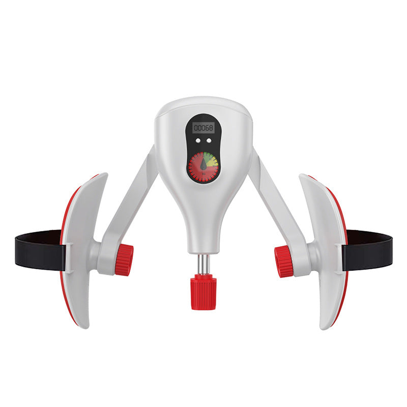 White and red kegal device on a white background