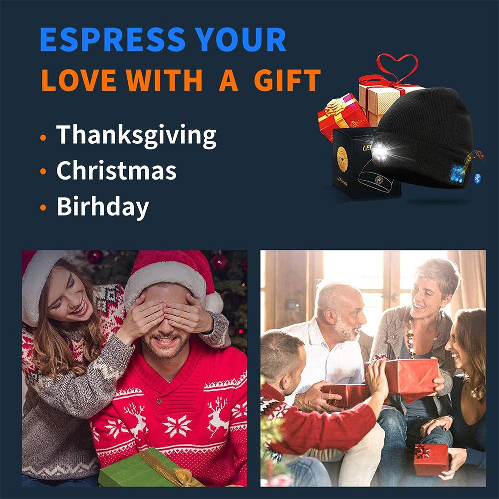 Promotional image with gift ideas for Thanksgiving, Christmas, and Birthday, featuring a couple and family scenes.