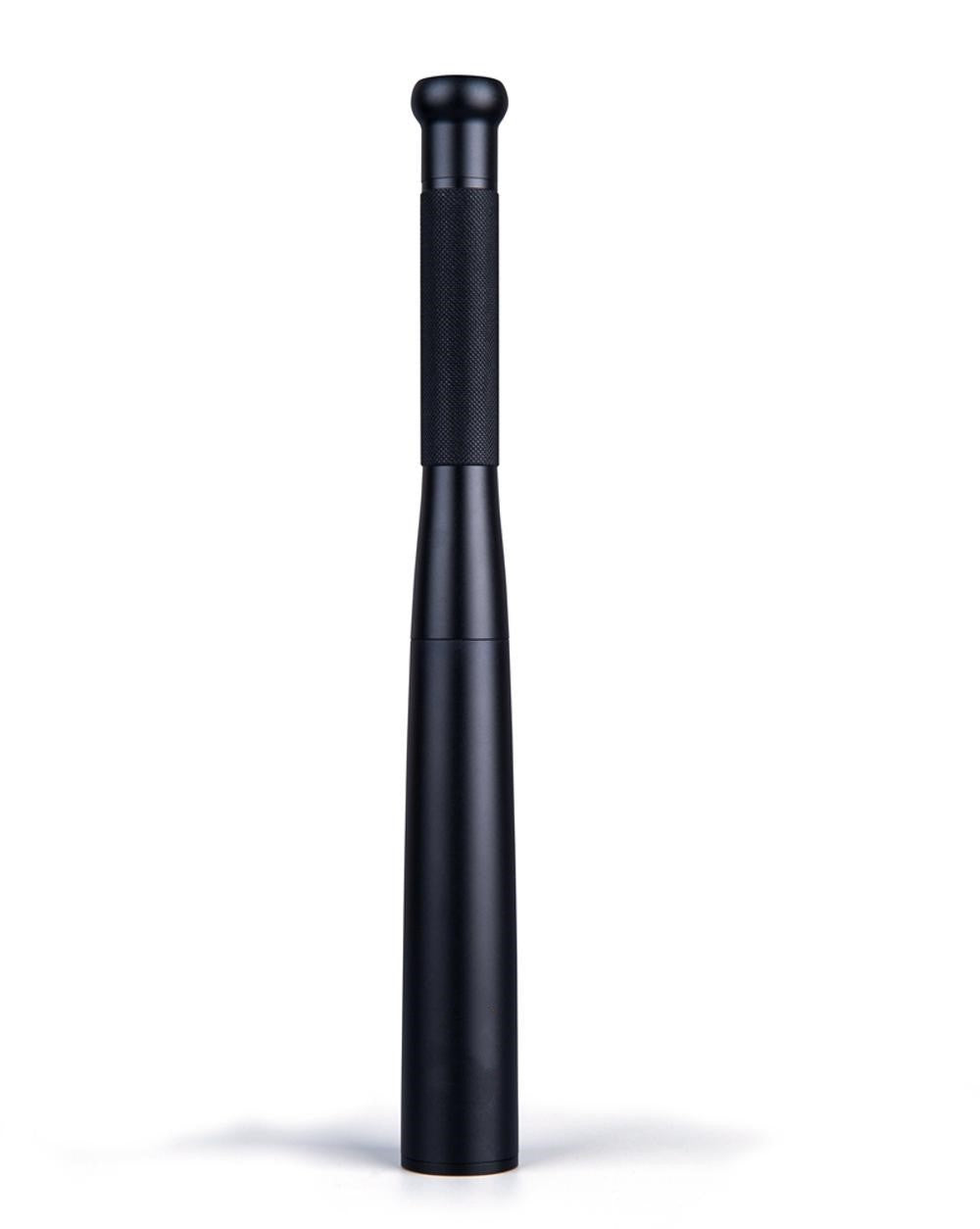 Black flashlight on a white background