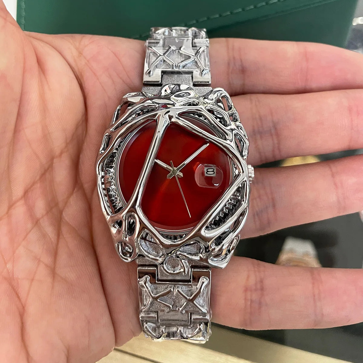 Men’s Punk Spiked Quartz Watch