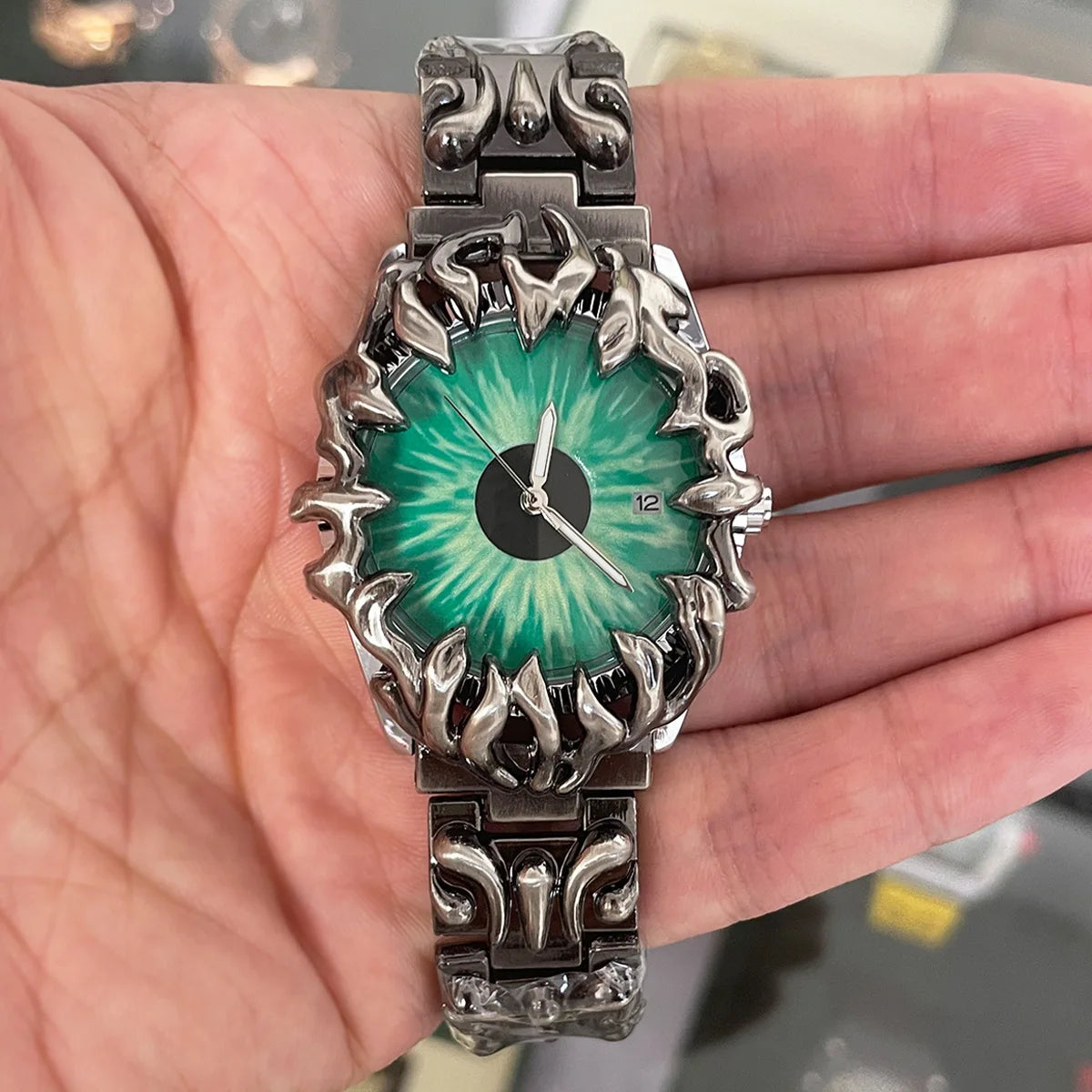 Men’s Punk Spiked Quartz Watch