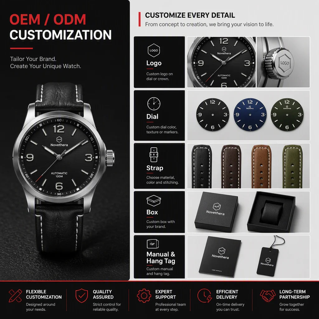 Men’s Square Skeleton Automatic Watch