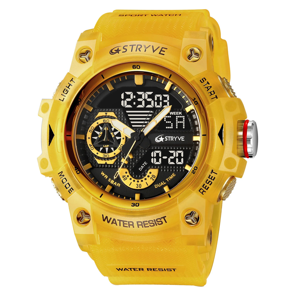 STRYVE Men’s Sports Watch with Stopwatch & Alarm