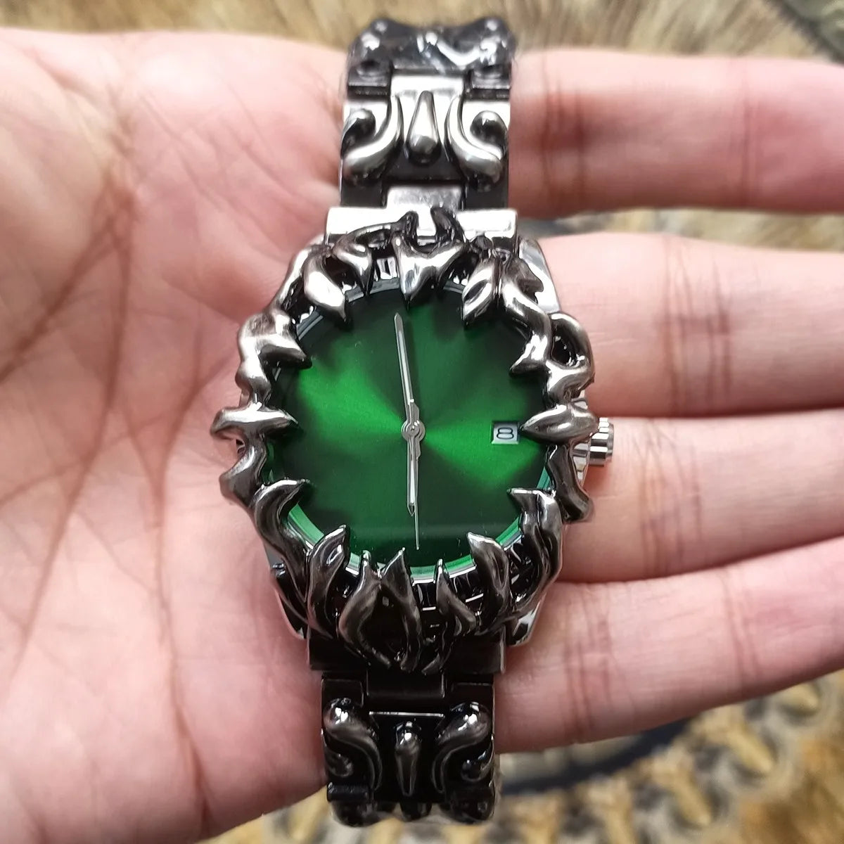 Men’s Punk Spiked Quartz Watch