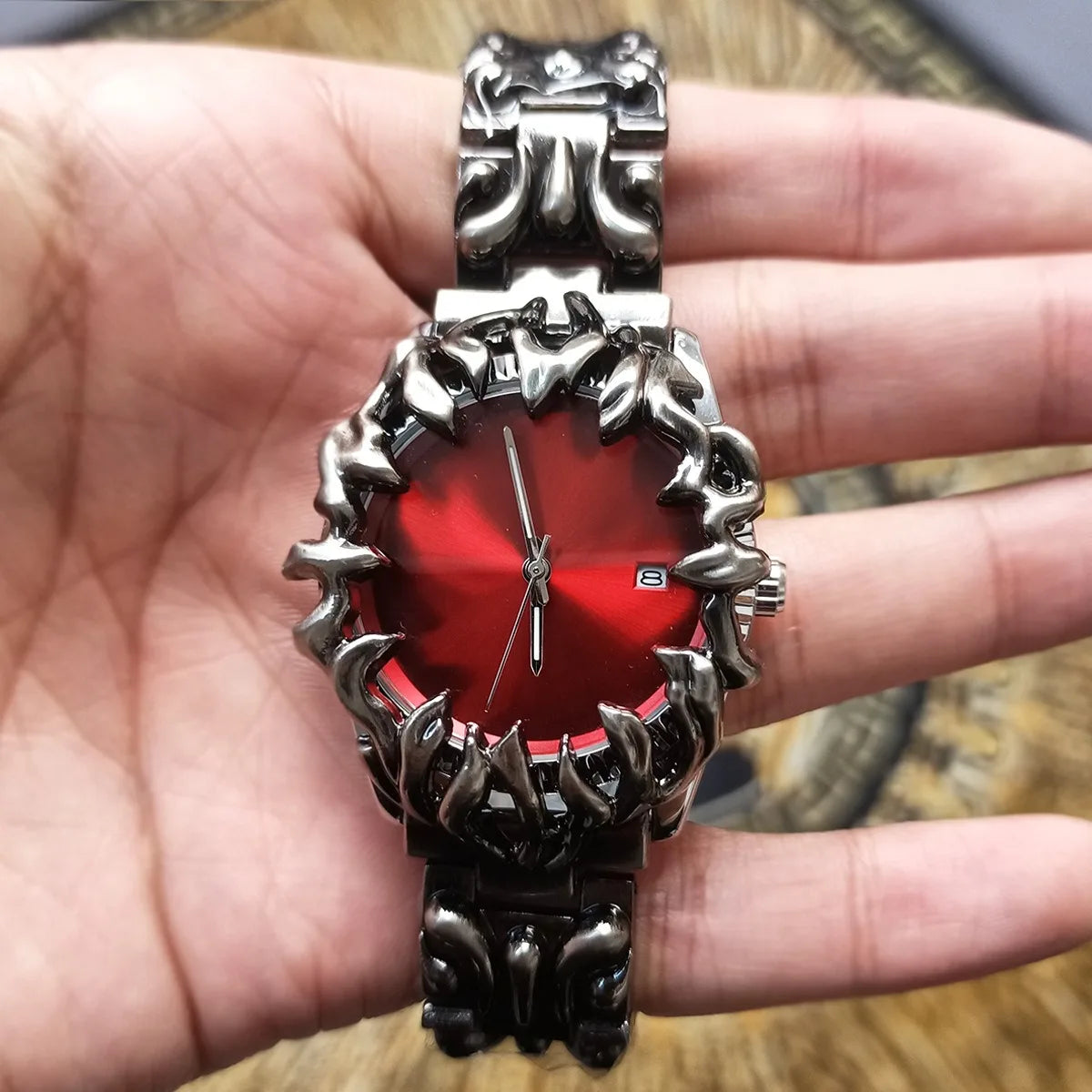 Men’s Punk Spiked Quartz Watch