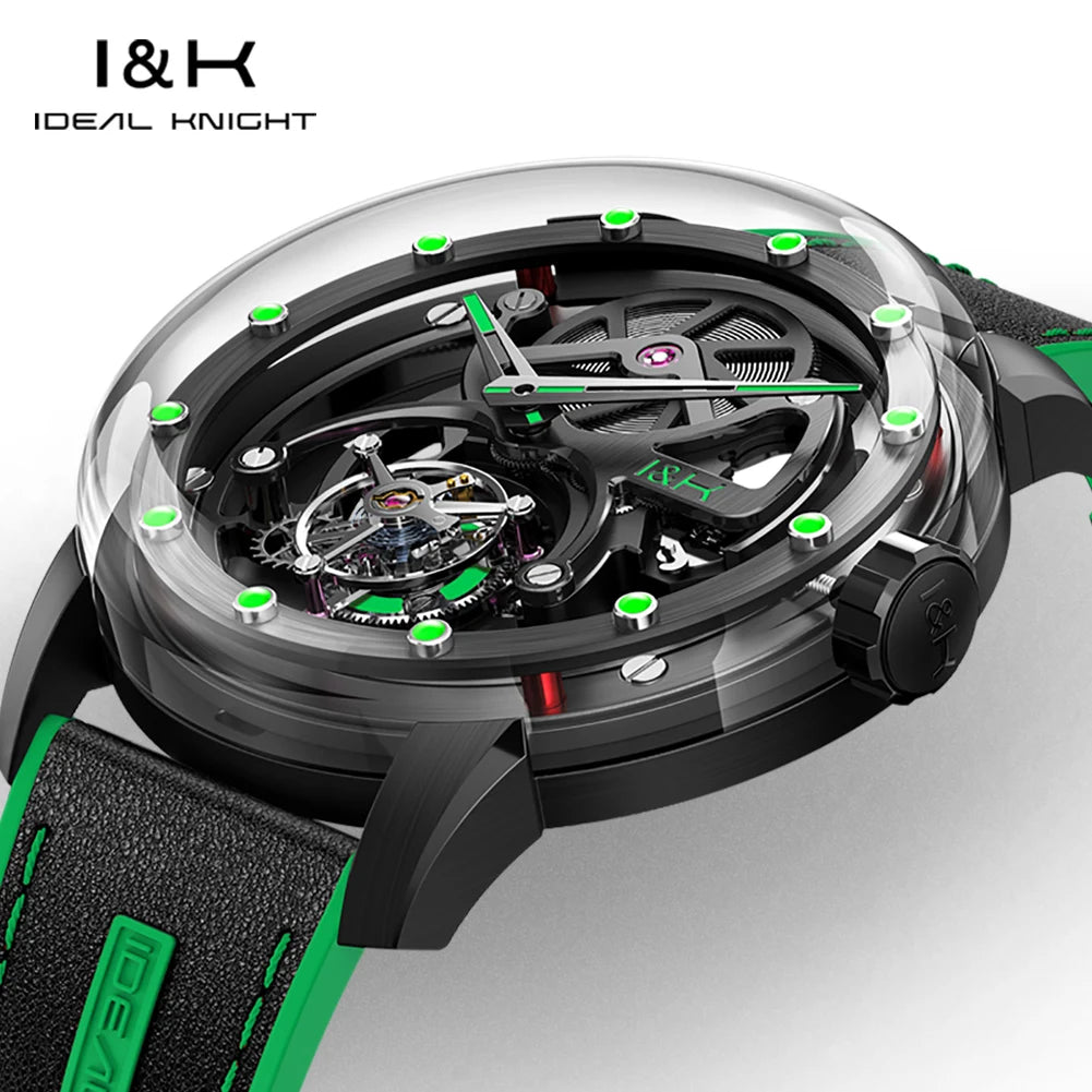 Ideal Knight Men’s Skeleton Automatic Watch