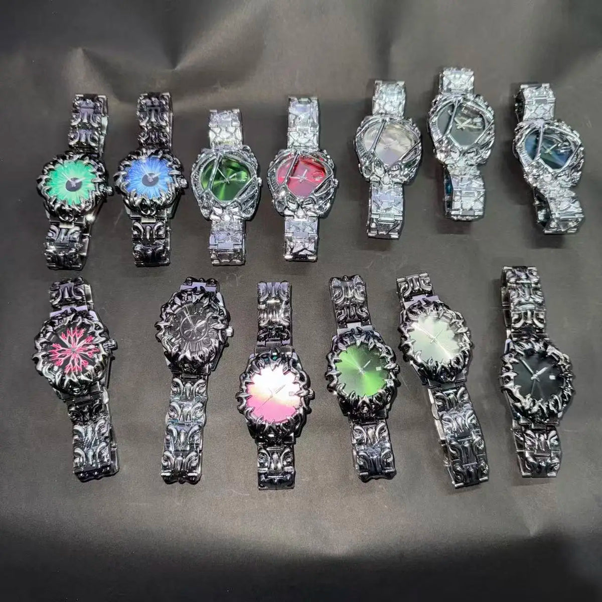 Men’s Punk Spiked Quartz Watch