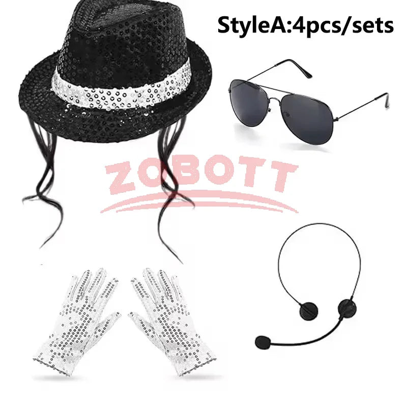 Michael Jackson-Inspired Costume Accessory Sets