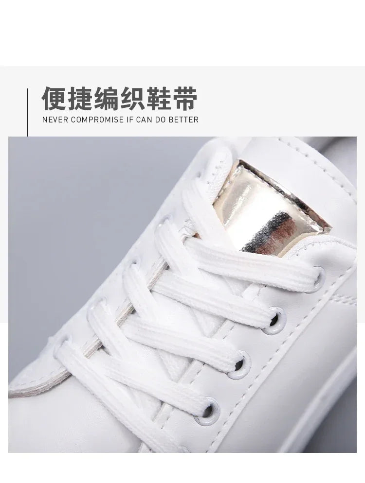 Women’s Floral Embroidered Lace-Up Sneakers