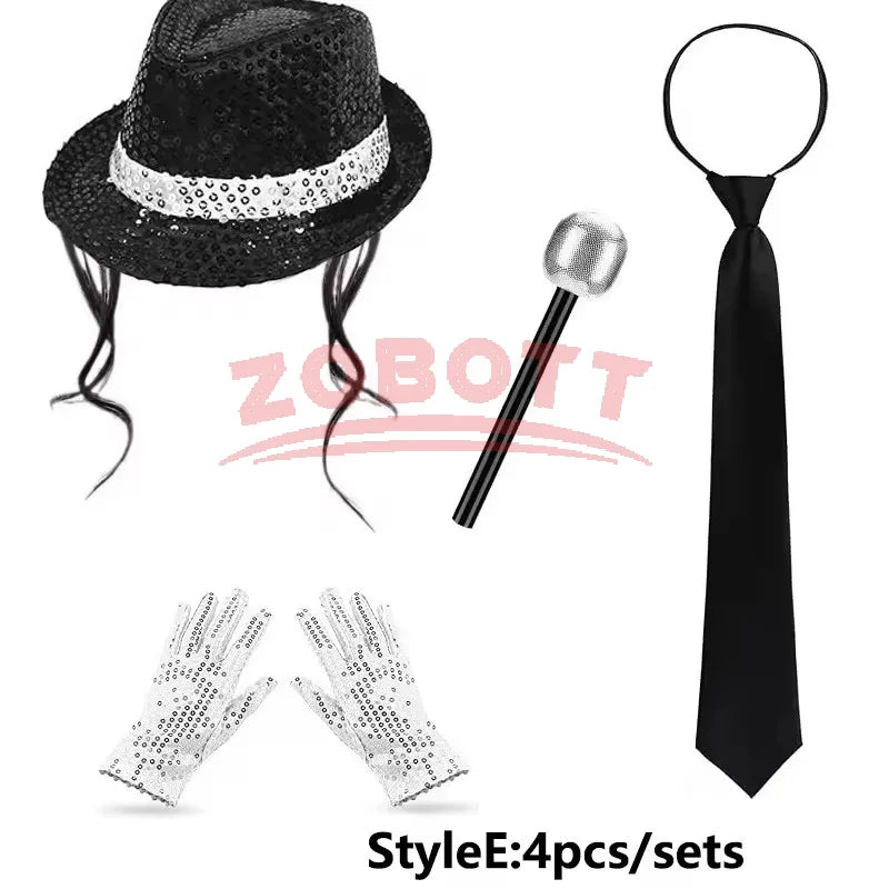 Michael Jackson-Inspired Costume Accessory Sets