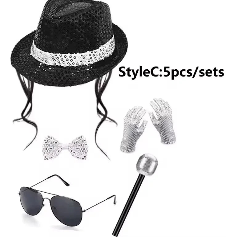 Michael Jackson-Inspired Costume Accessory Sets