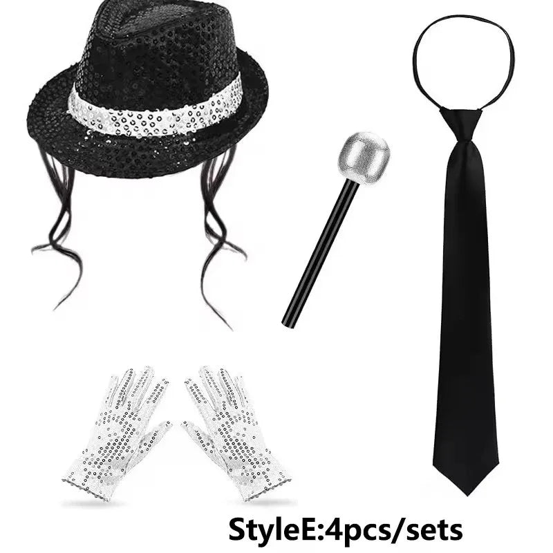 Michael Jackson-Inspired Costume Accessory Sets