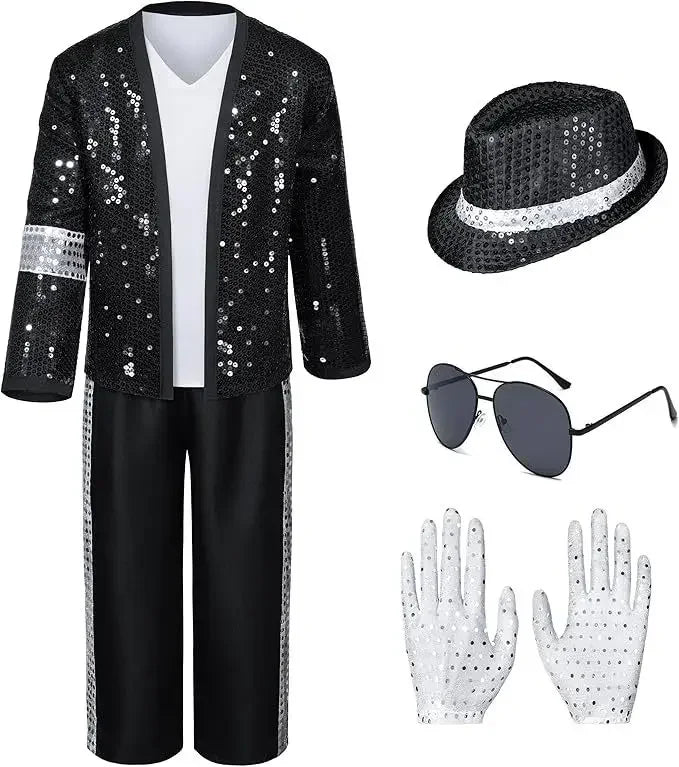 Michael Jackson-Inspired Costume Set | Top & Pants
