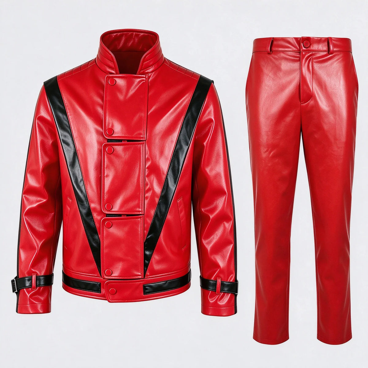 Thriller-Inspired Men’s Red Costume
