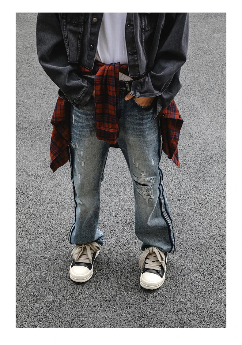 Black Lace-Up Casual Sneakers