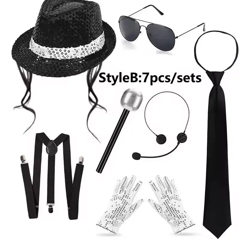 Michael Jackson-Inspired Costume Accessory Sets