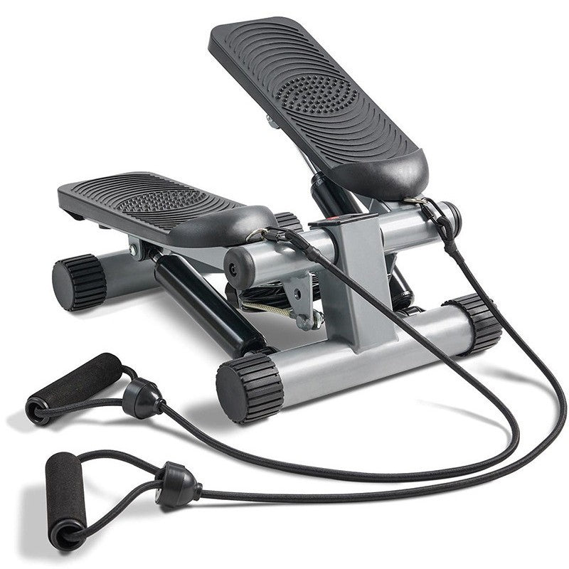 Step machine with resistance bands on a white background