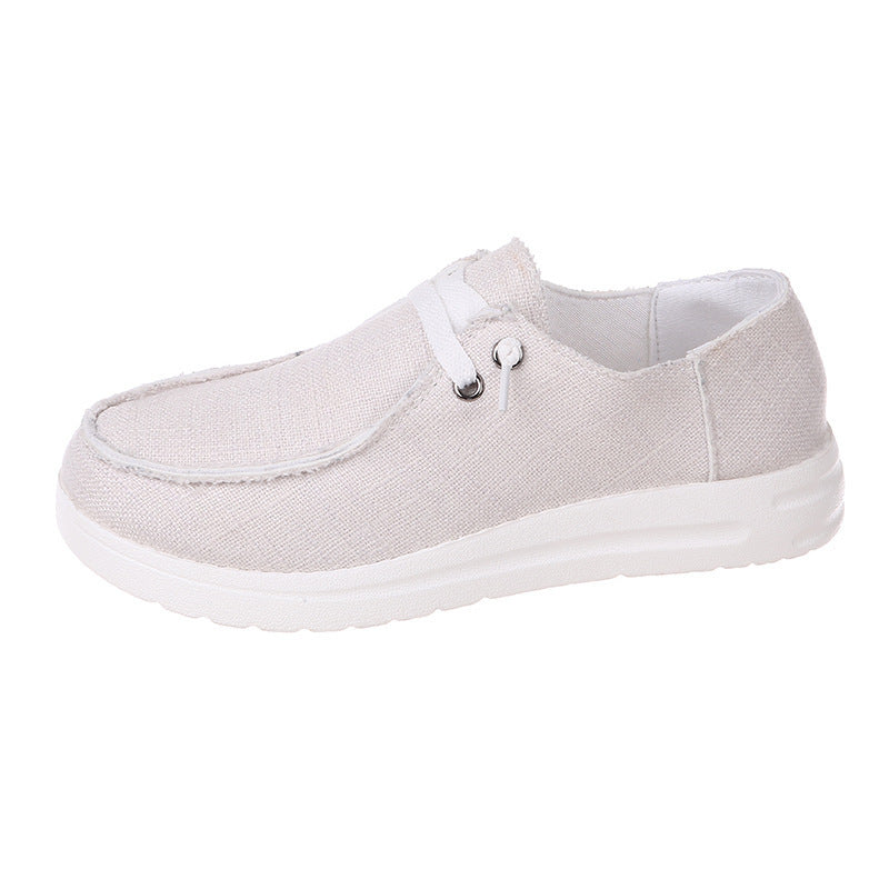 Light gray casual shoe on a white background