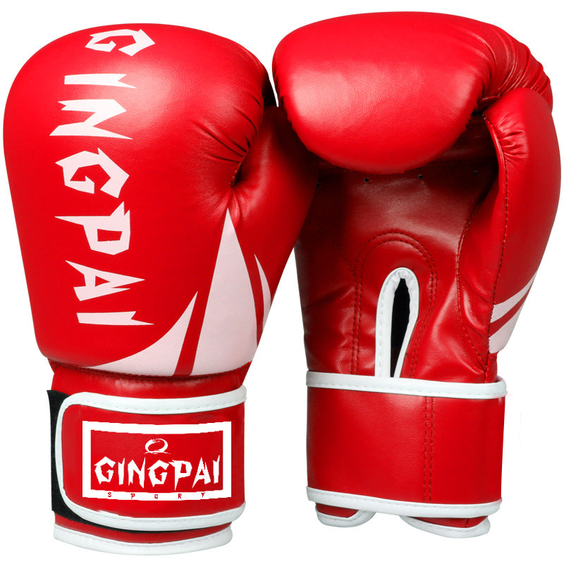 Red boxing gloves with 'Gingpay' branding on a white background