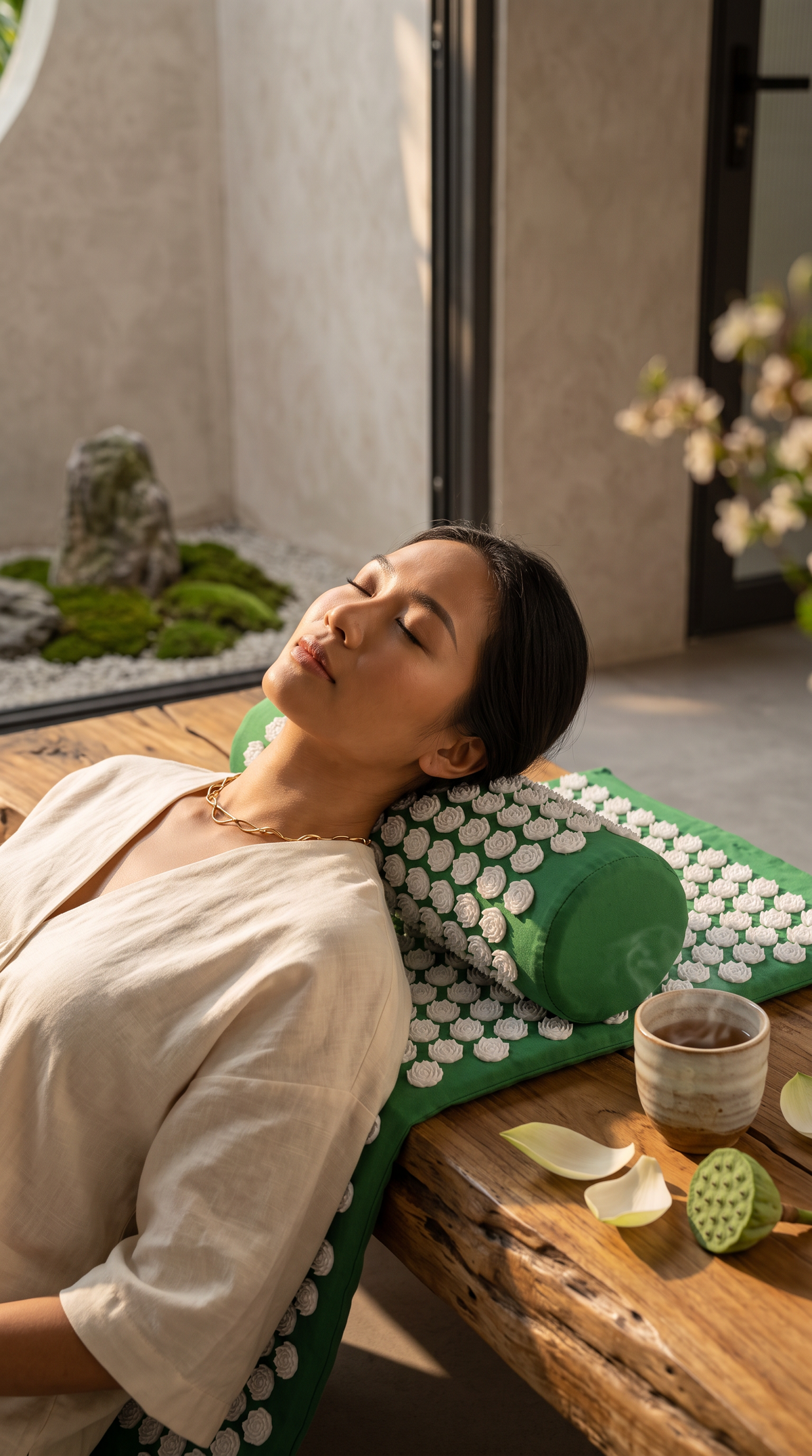 Lotus Acupressure Mat & Pillow Set