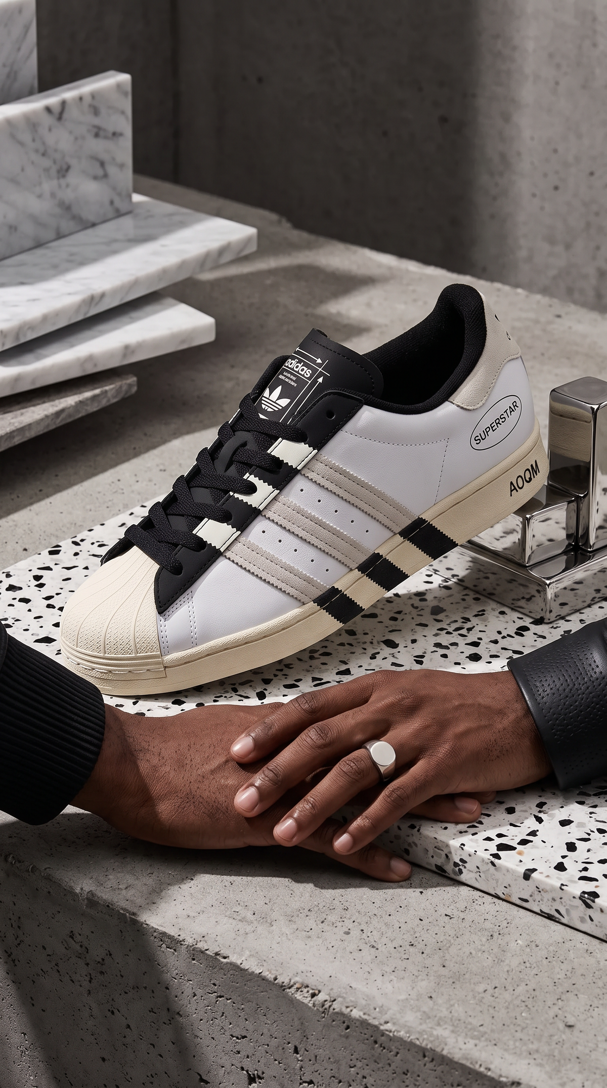 adidas Superstar Men’s Sneakers | White/Black