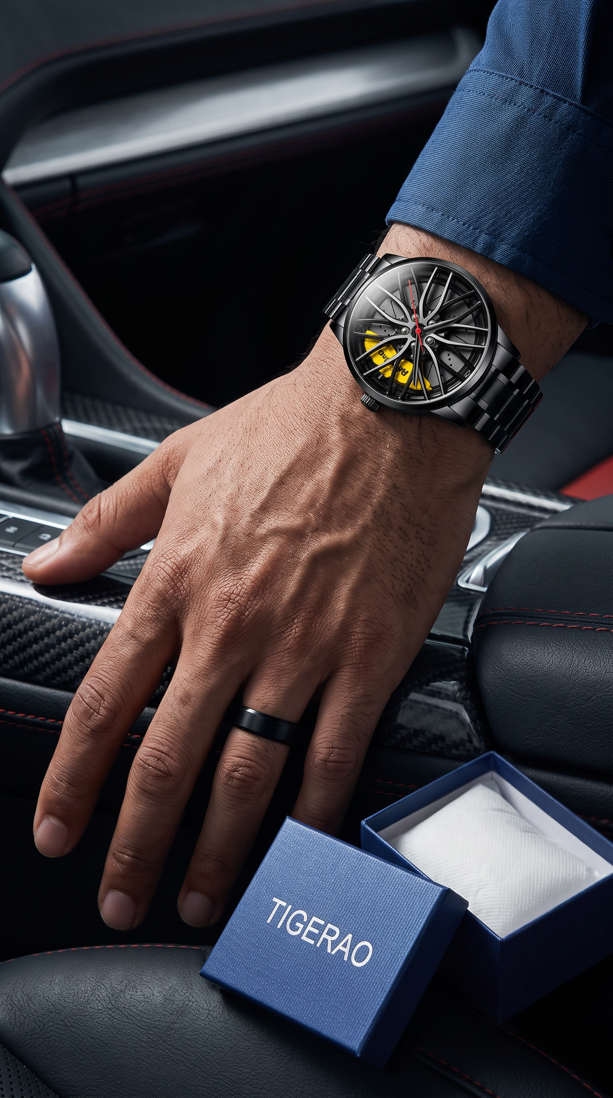 TIGERAO Skeleton Dial Automatic Watch