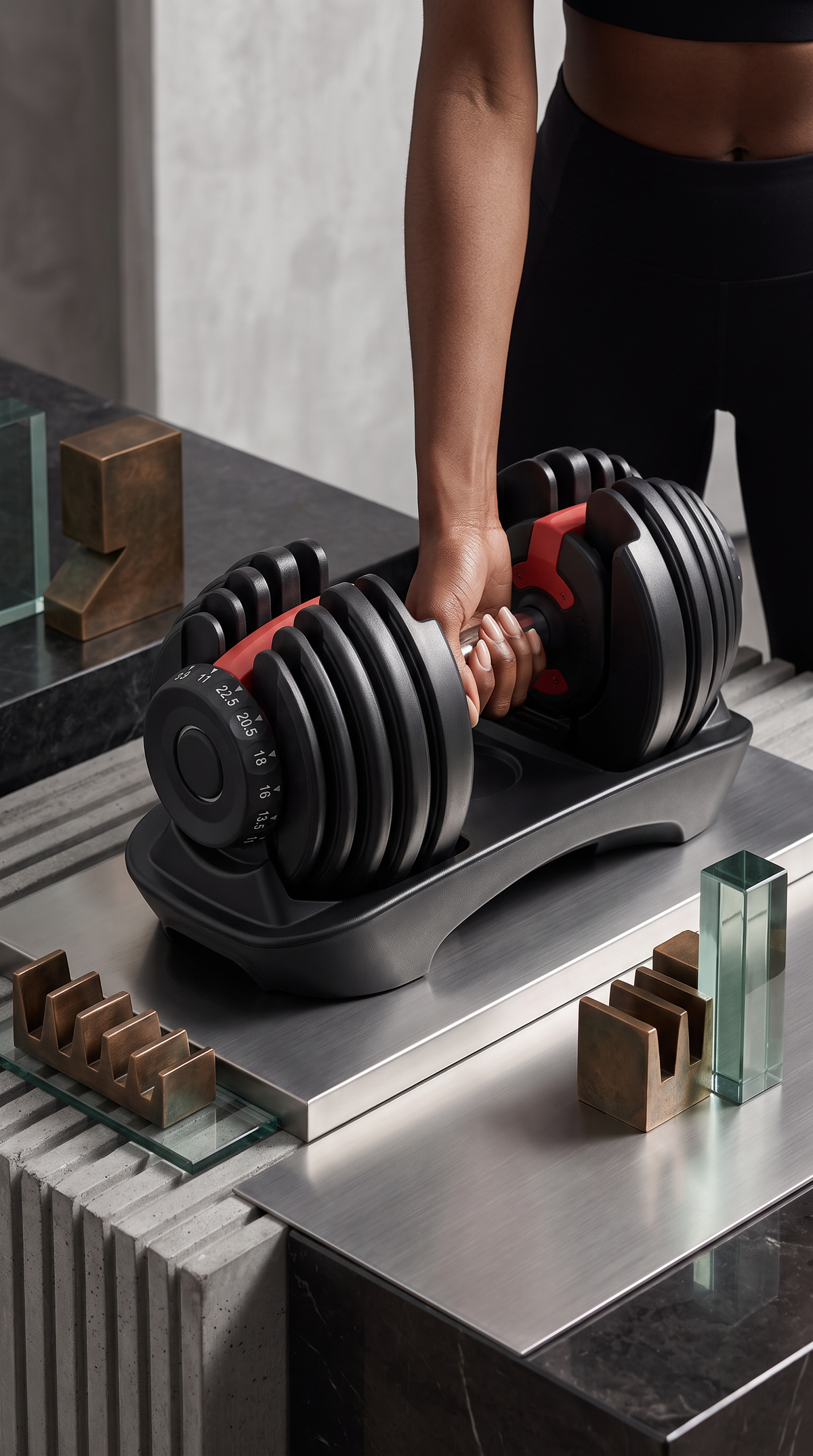 15-Gear Dumbbell Set