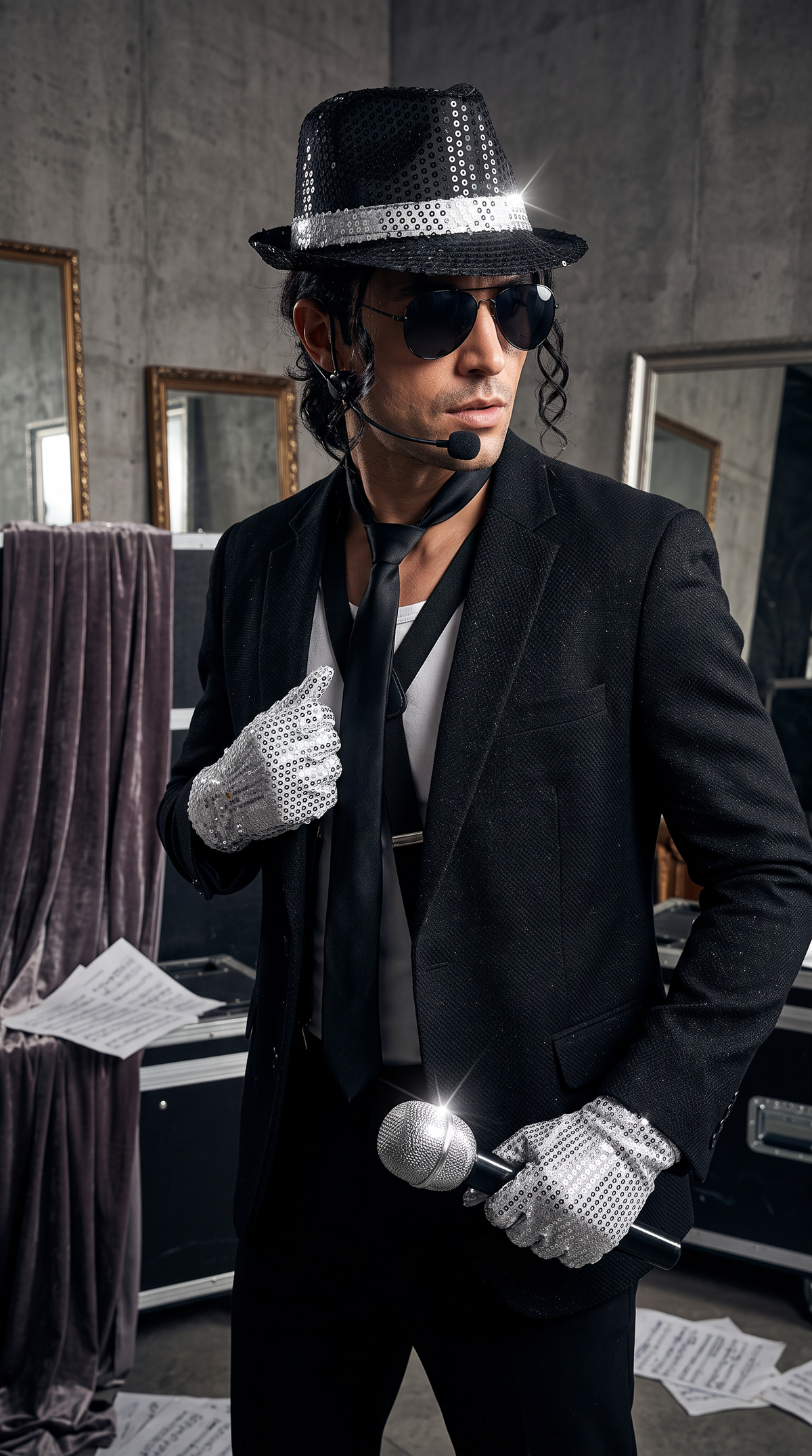 Michael Jackson-Inspired Costume Accessory Sets