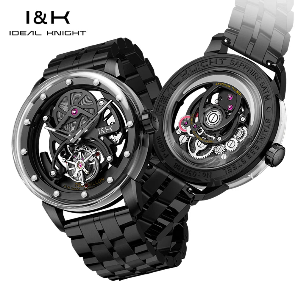 Ideal Knight Men’s Skeleton Automatic Watch