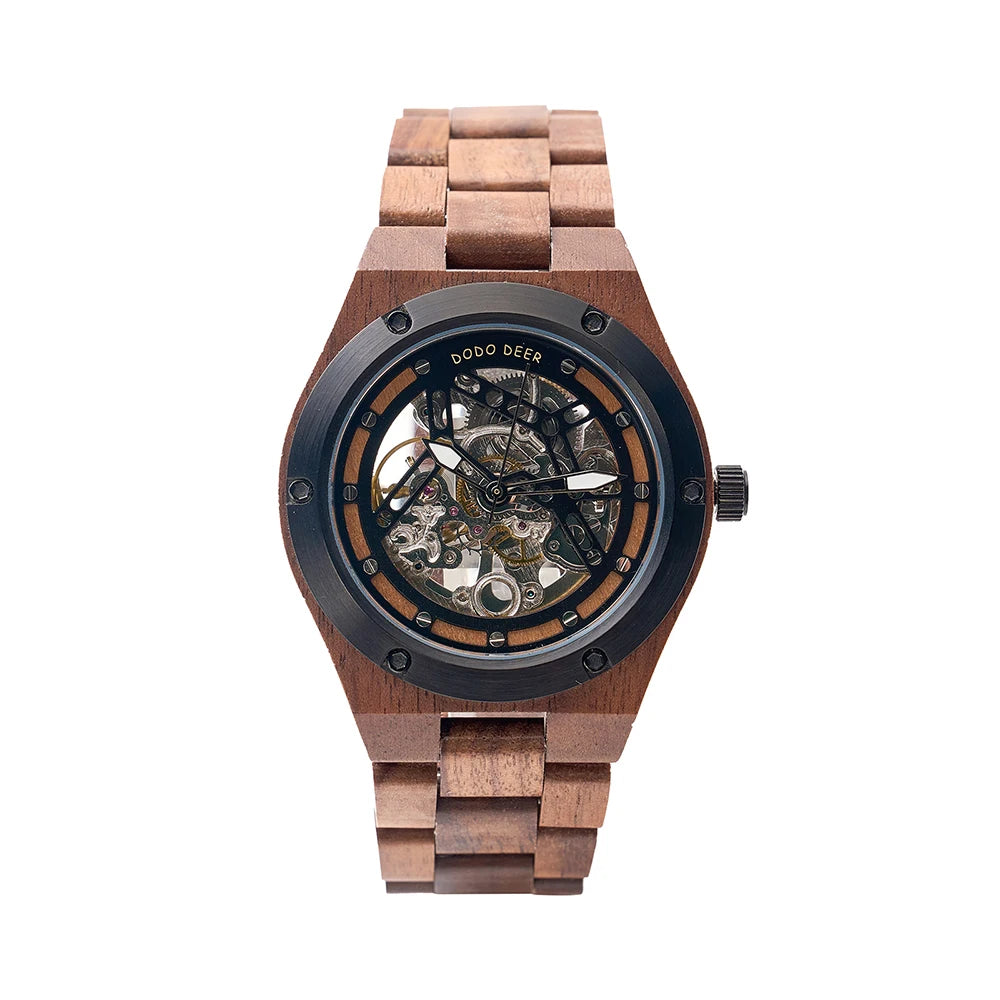 Men’s E49 Wooden Automatic Mechanical Watch