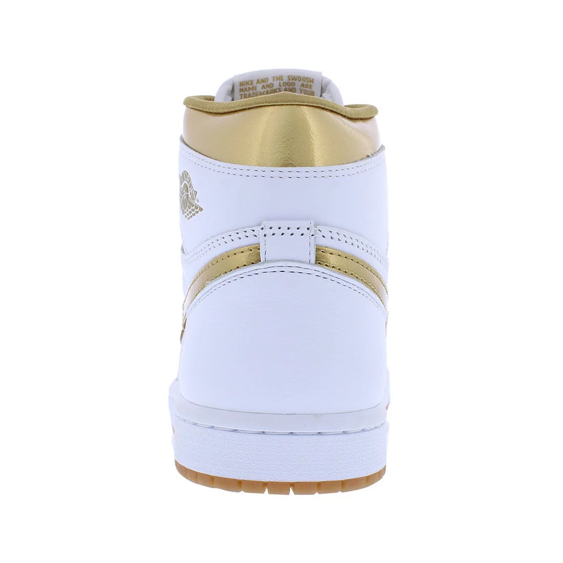 Air Jordan 1 Retro High OG Women’s Sneakers | White/Metallic Gold/Gum Light Brown