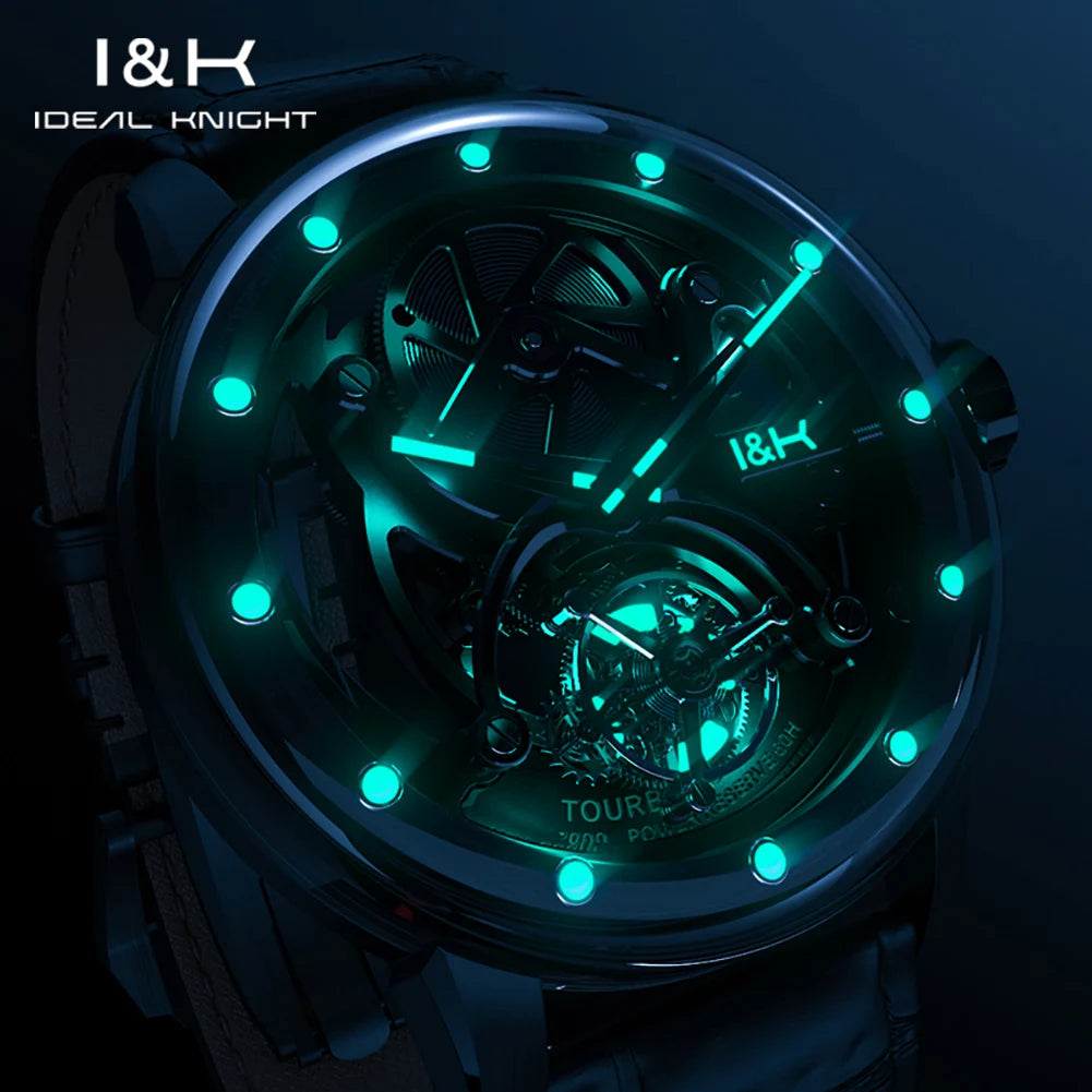 Ideal Knight Men’s Skeleton Automatic Watch