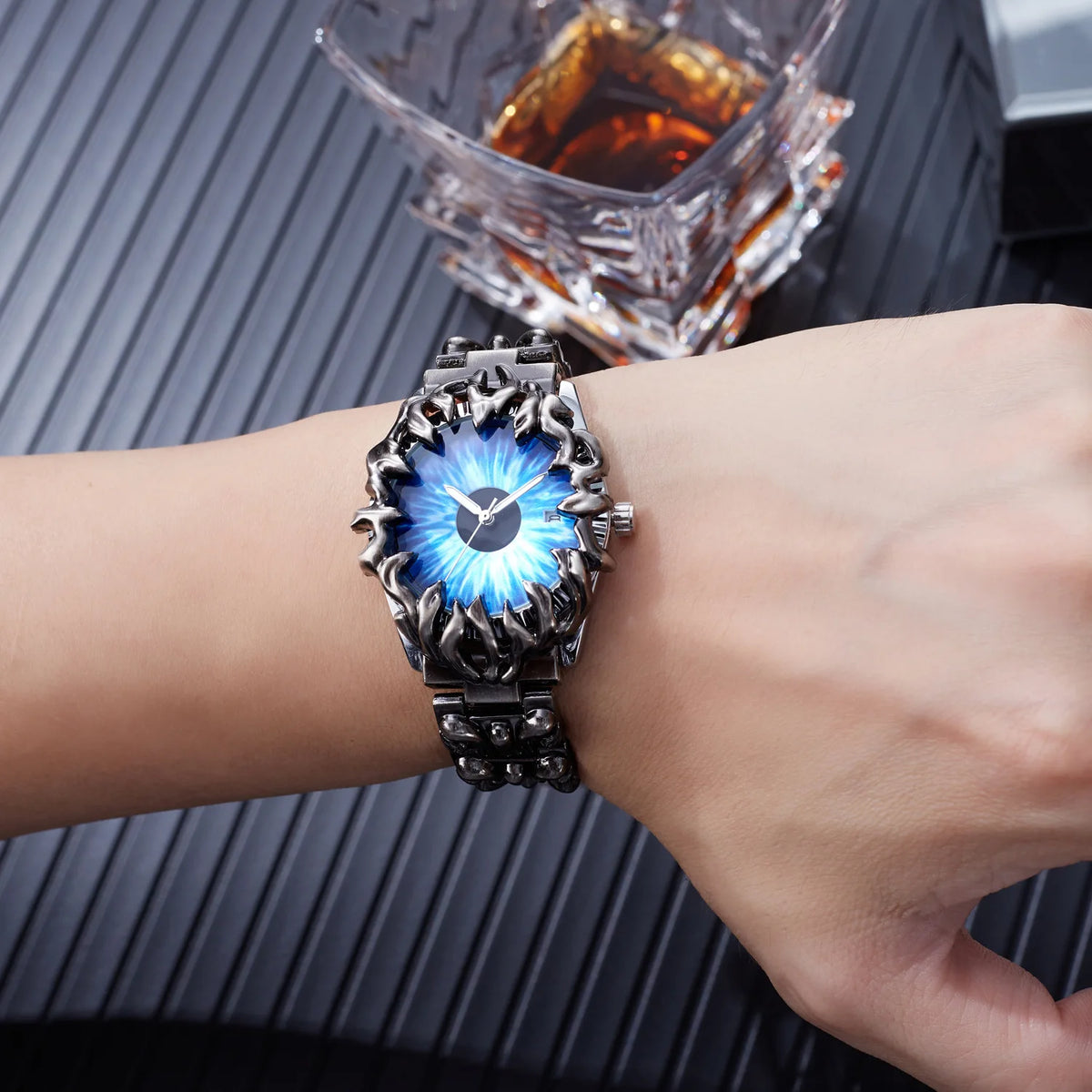 Men’s Punk Spiked Quartz Watch