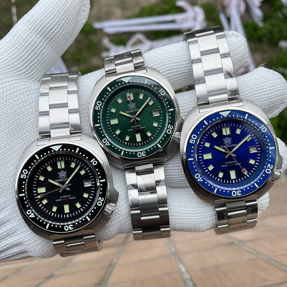 STEELDIVE Men’s NH35 Automatic Watch