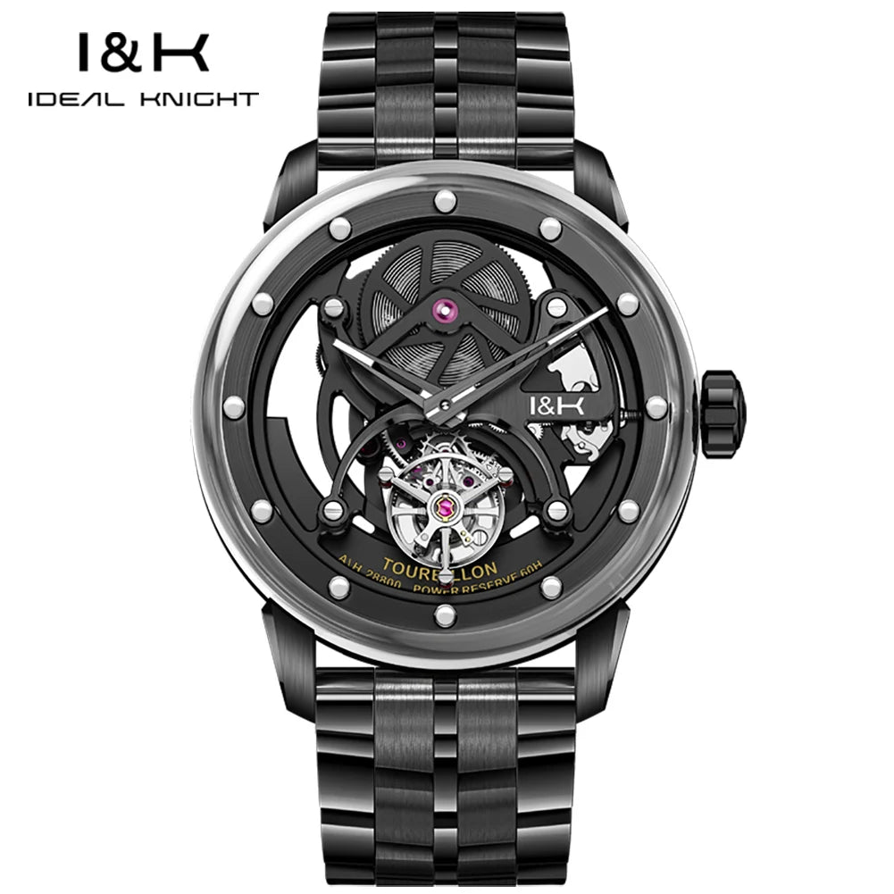 Ideal Knight Men’s Skeleton Automatic Watch