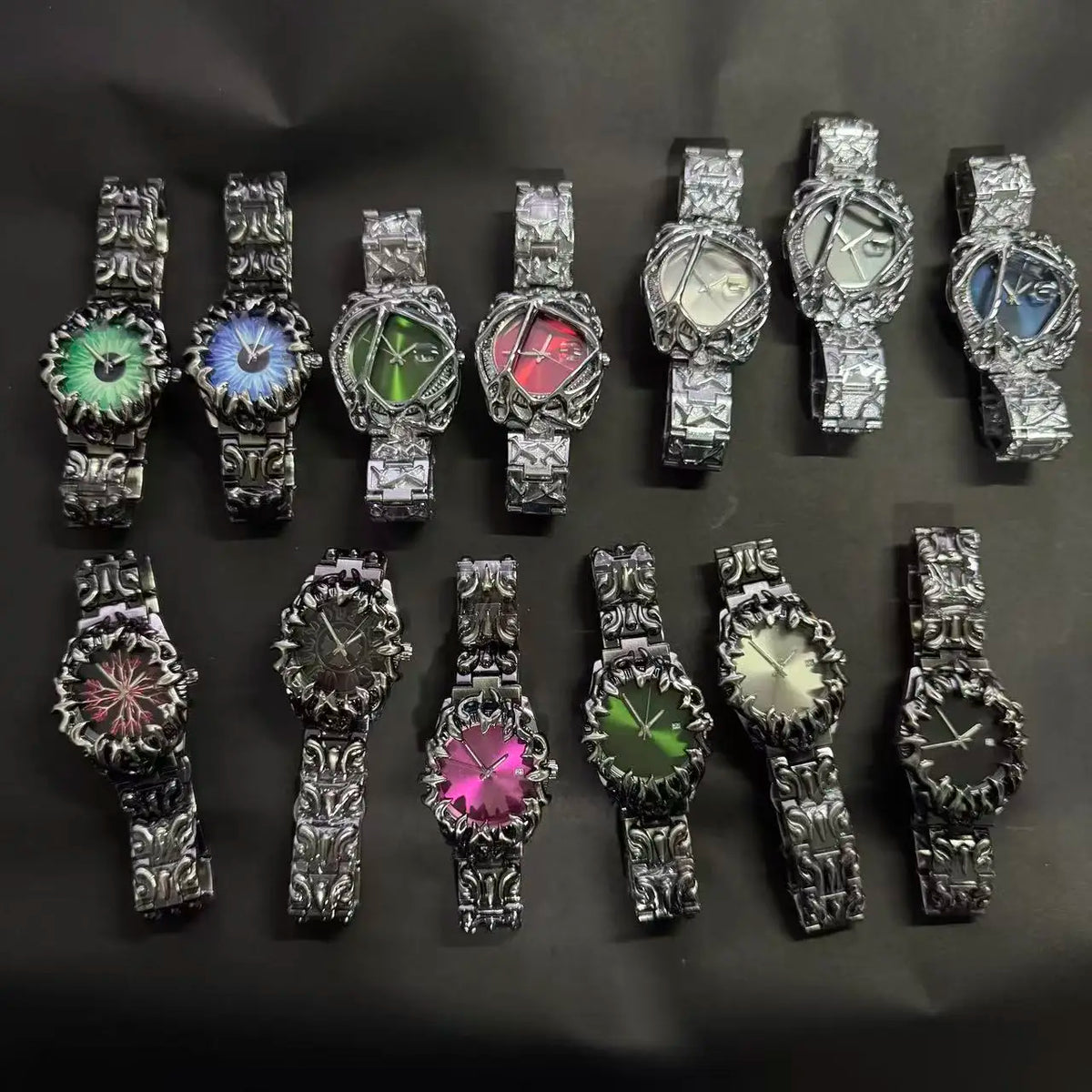 Men’s Punk Spiked Quartz Watch