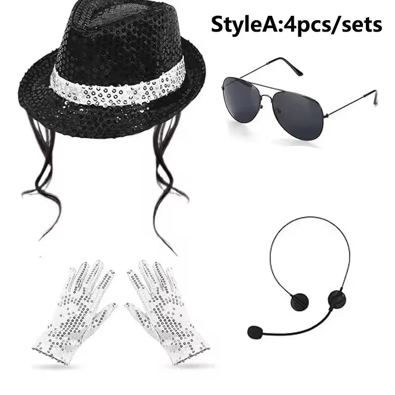 Michael Jackson-Inspired Costume Accessory Sets