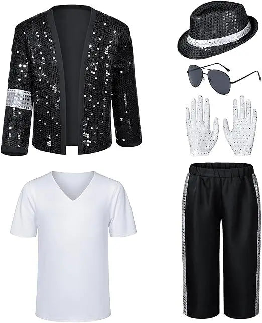 Michael Jackson-Inspired Costume Set | Top & Pants