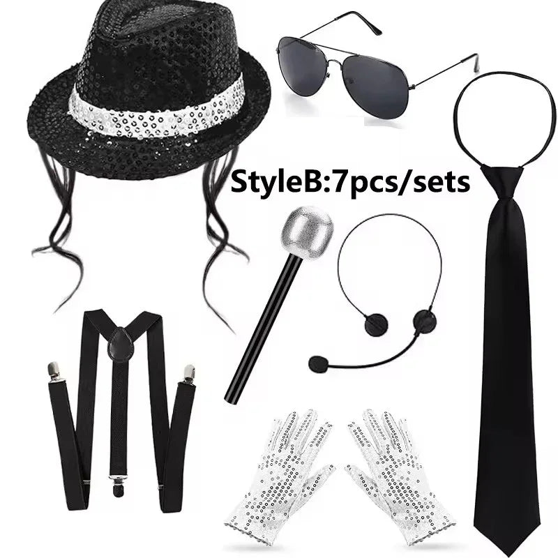 Michael Jackson-Inspired Costume Accessory Sets