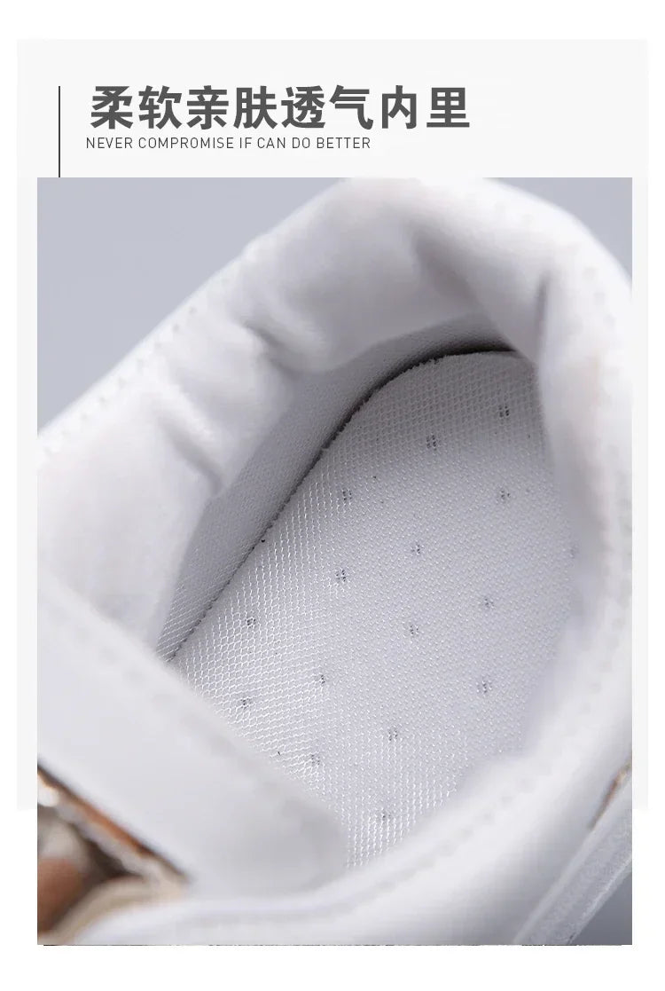 Women’s Floral Embroidered Lace-Up Sneakers