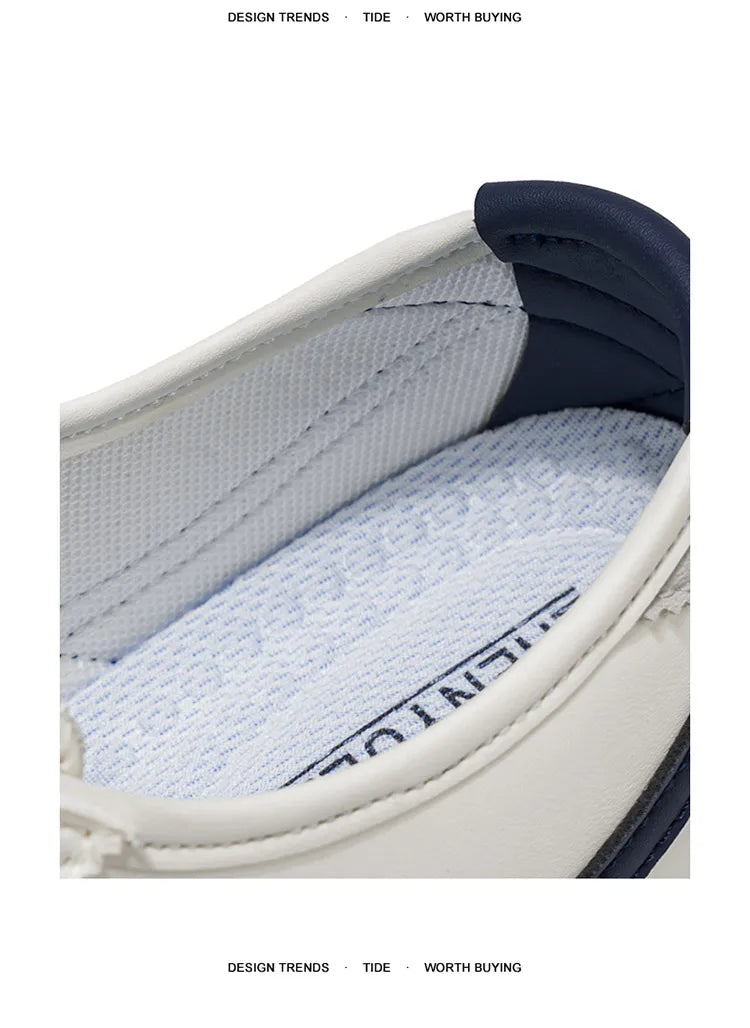 Men’s Striped Low-Top Lace-Up Sneakers