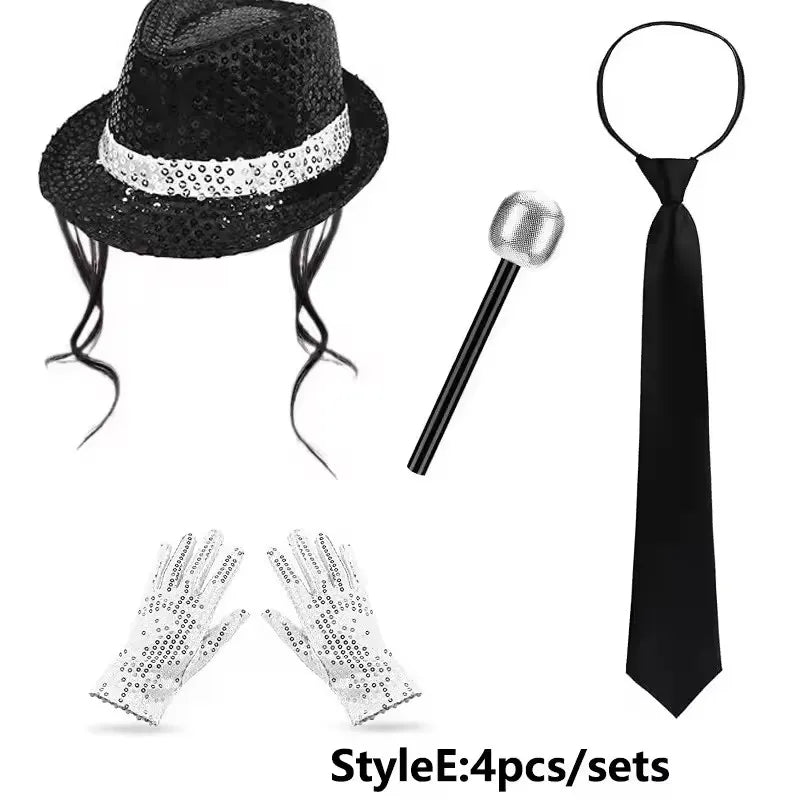 Michael Jackson-Inspired Costume Accessory Sets