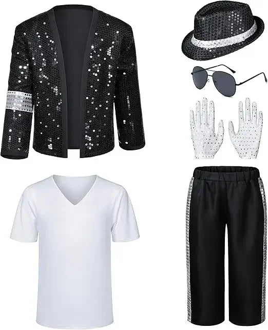 Michael Jackson-Inspired Costume Set | Top & Pants