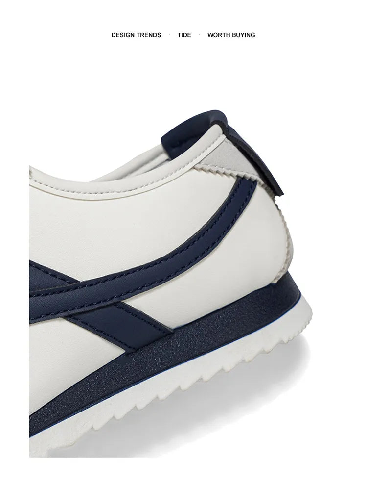 Men’s Striped Low-Top Lace-Up Sneakers